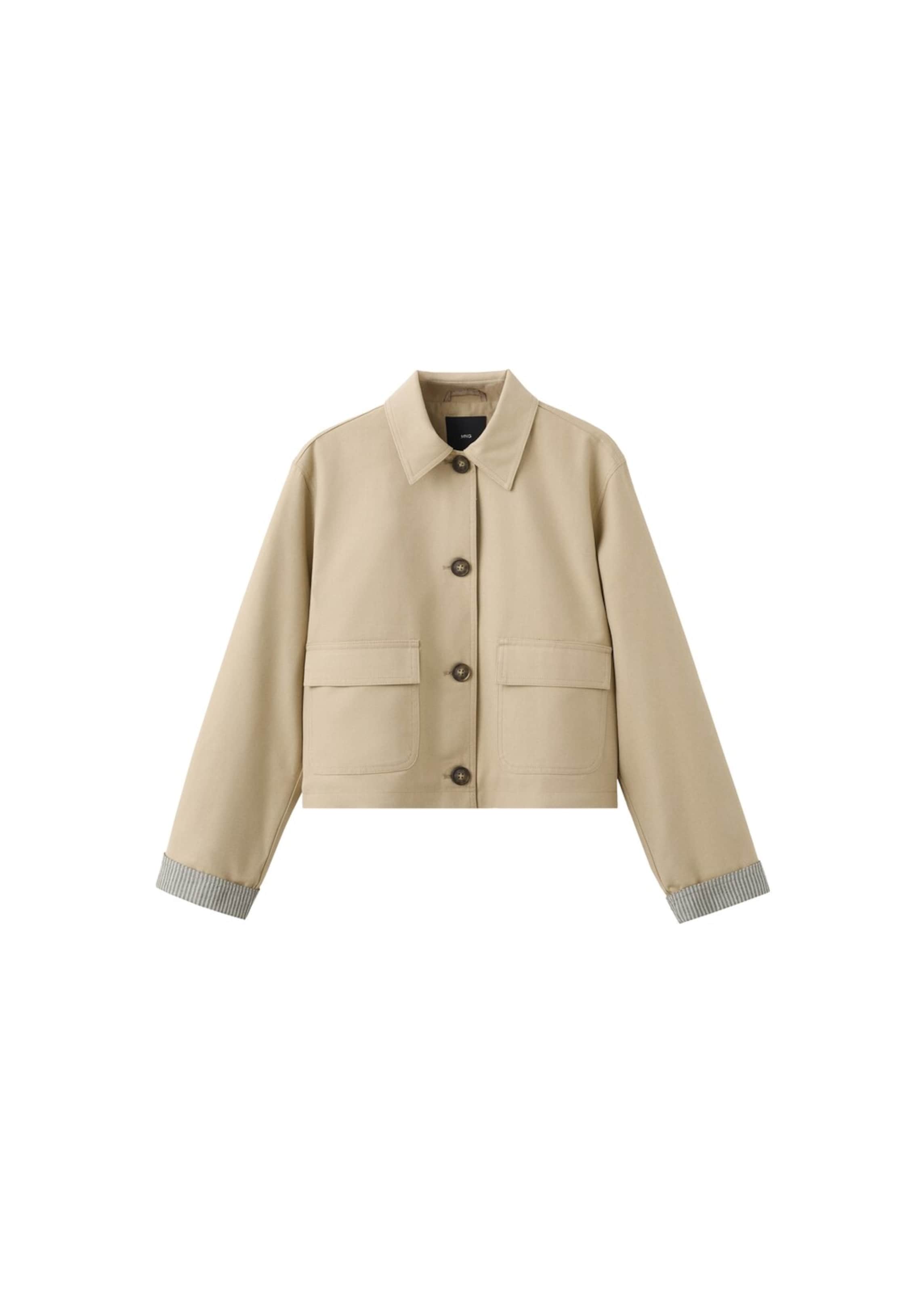 

MANGO TEEN Межсезонная куртка 'Noor' в цвете беж, темный беж