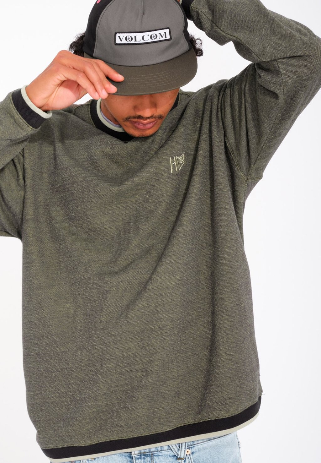 

Бейсболка ENT HOCKEY DAD ADJ Volcom, цвет pewter