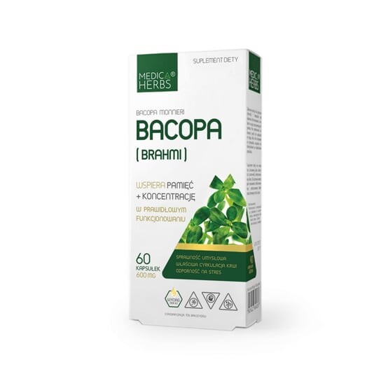 

Bacopa monnieri 600 мг Medica Herbs Концентрация памяти