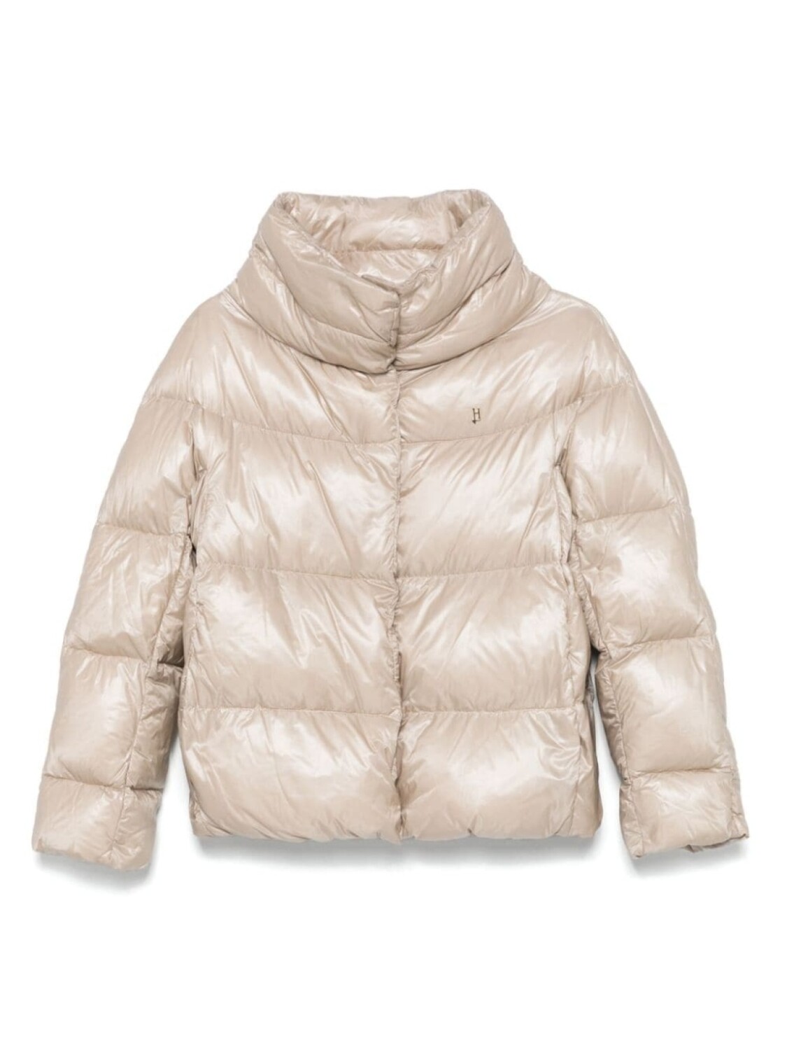 

Herno Kids пуховик с логотипом, нейтральный цвет