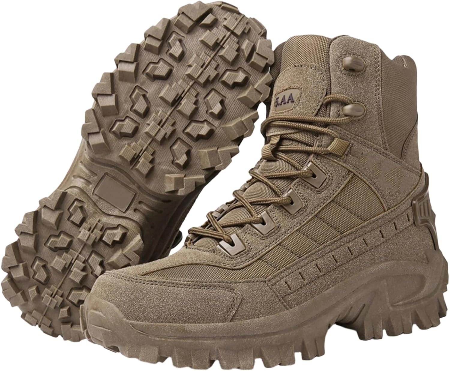 

Мужские полуботинки Alloaone с водонепроницаемой шнуровкой для походов на открытом воздухе, дышащие, с противоскользящей подошвой, удобные для работы, темно-коричневый