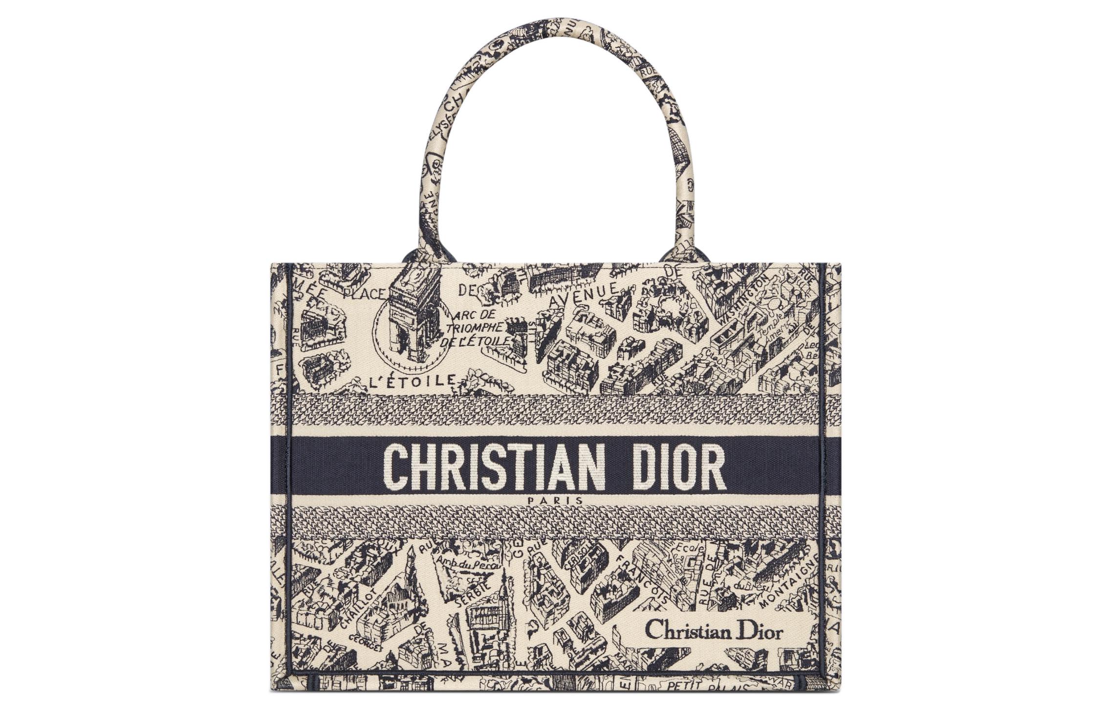 

DIOR Вышитая сумка шоппер