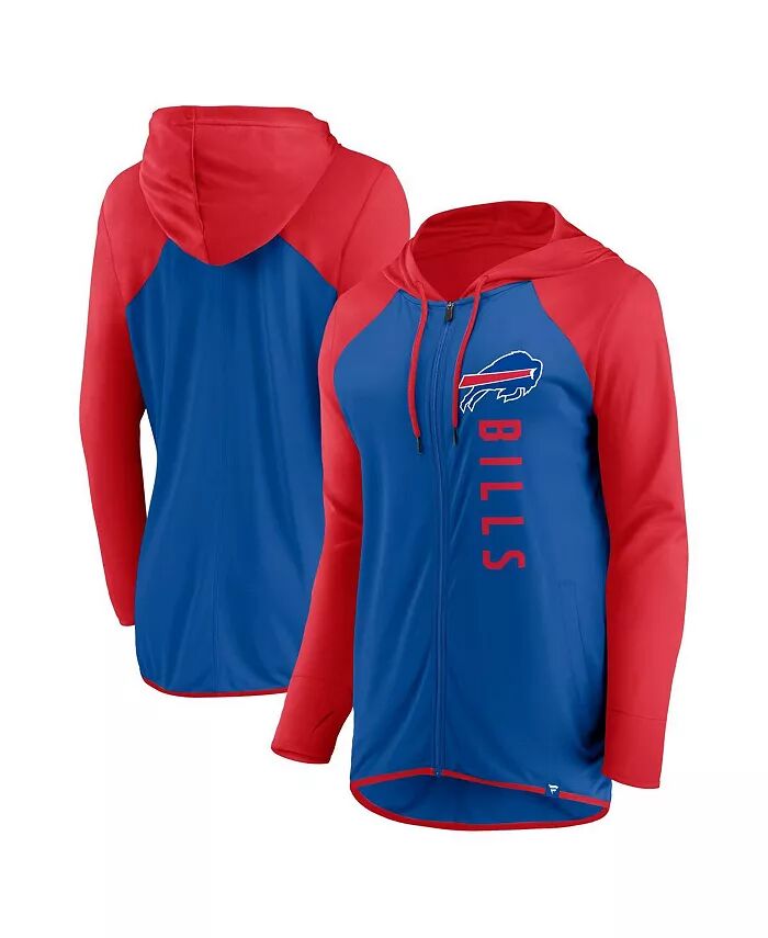 

Женская королевская красная толстовка с капюшоном Buffalo Bills Forever Fan Full-Zip Fanatics