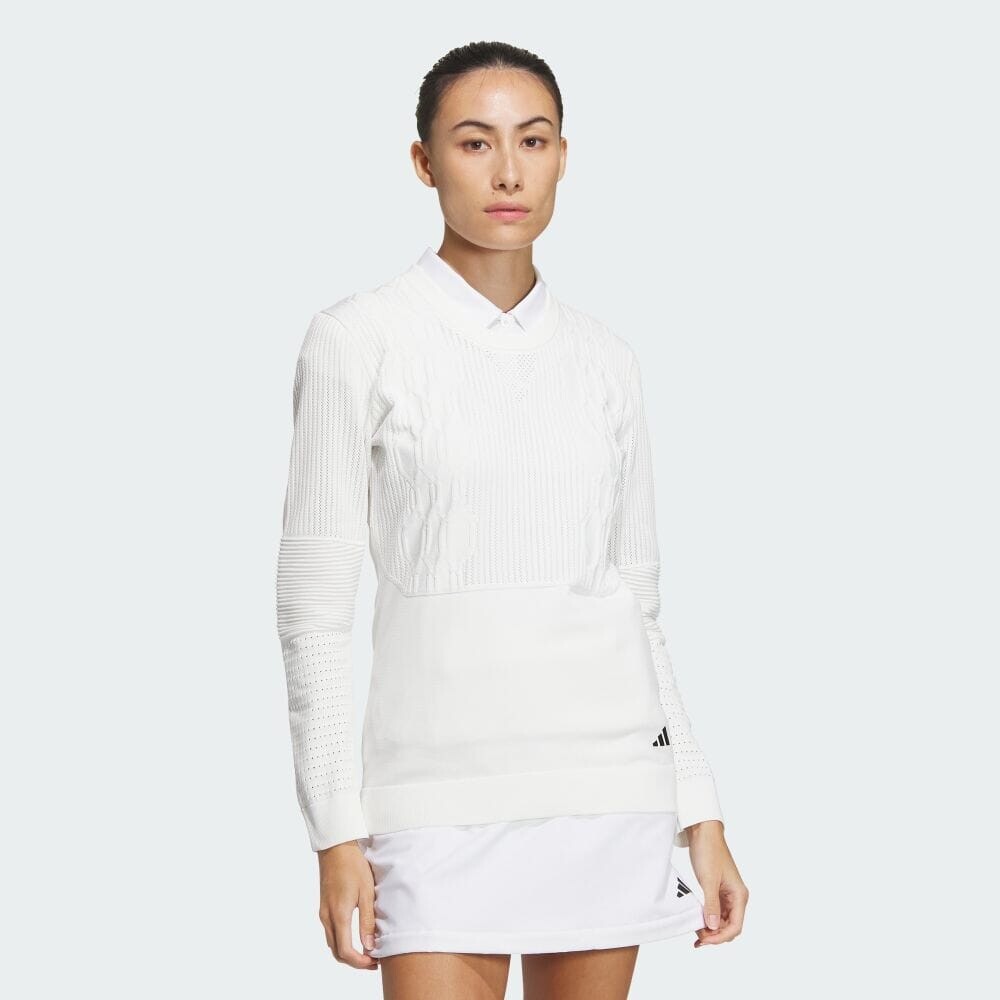 

Свитер Adidas ULT365 PRIMEKNIT cable sweater, белый