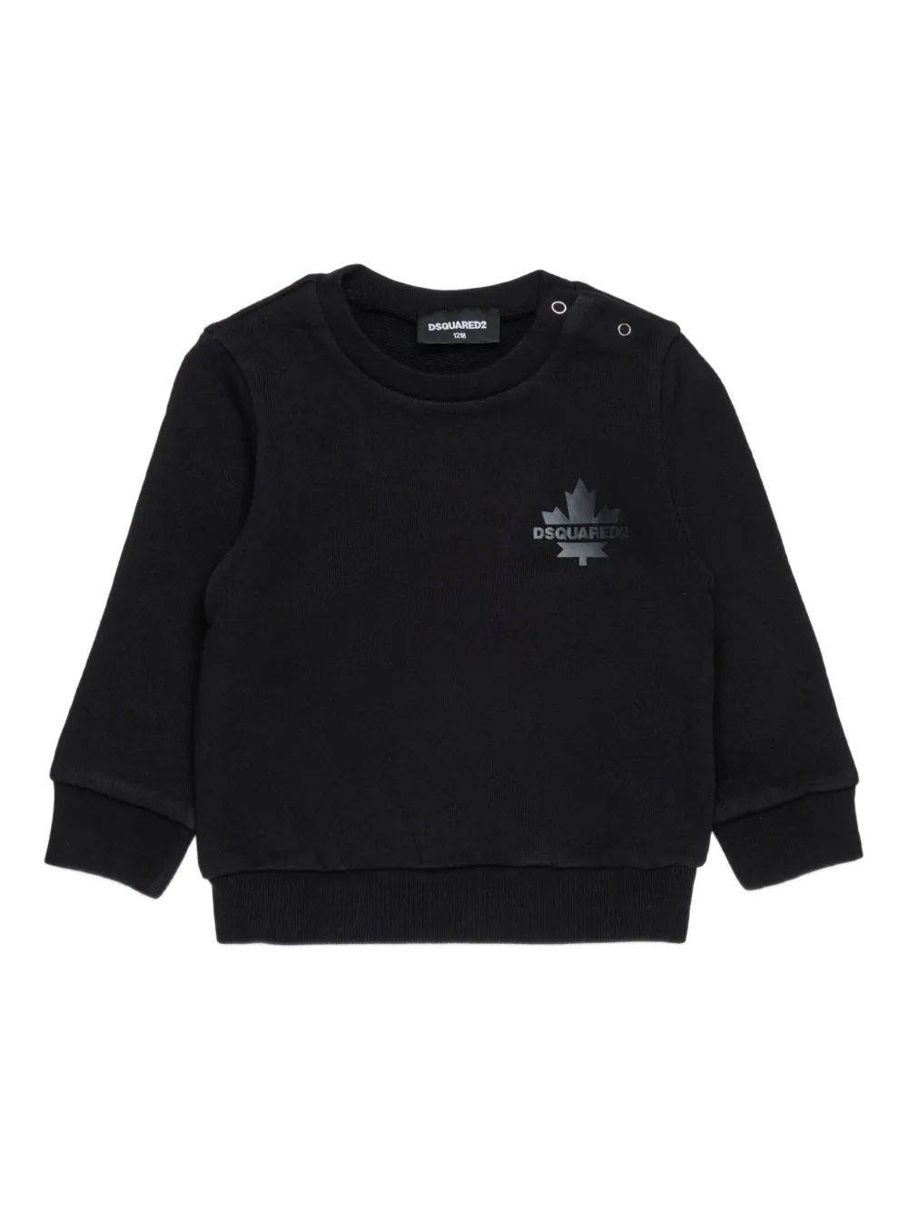 

Толстовка с логотипом DSQUARED2 KIDS, черный