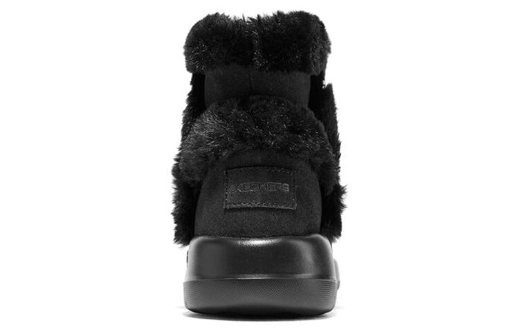 Женские ботинки Skechers зимние с меховой отделкой, черный — фото 4