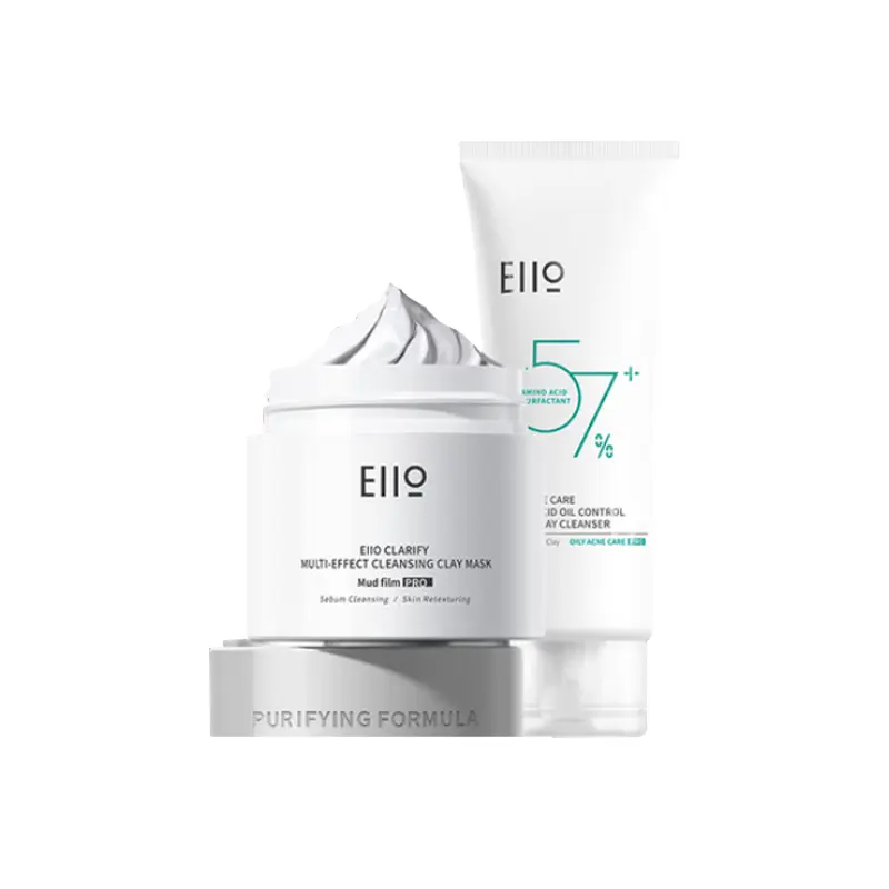 

Очищающая и очищающая глиняная маска набор для ухода за кожей контроль жира очищение 100г+100г EIIO