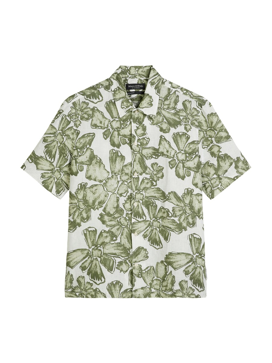 

Рубашка на пуговицах классического кроя Marc OPolo, Olive/Mint/Light green