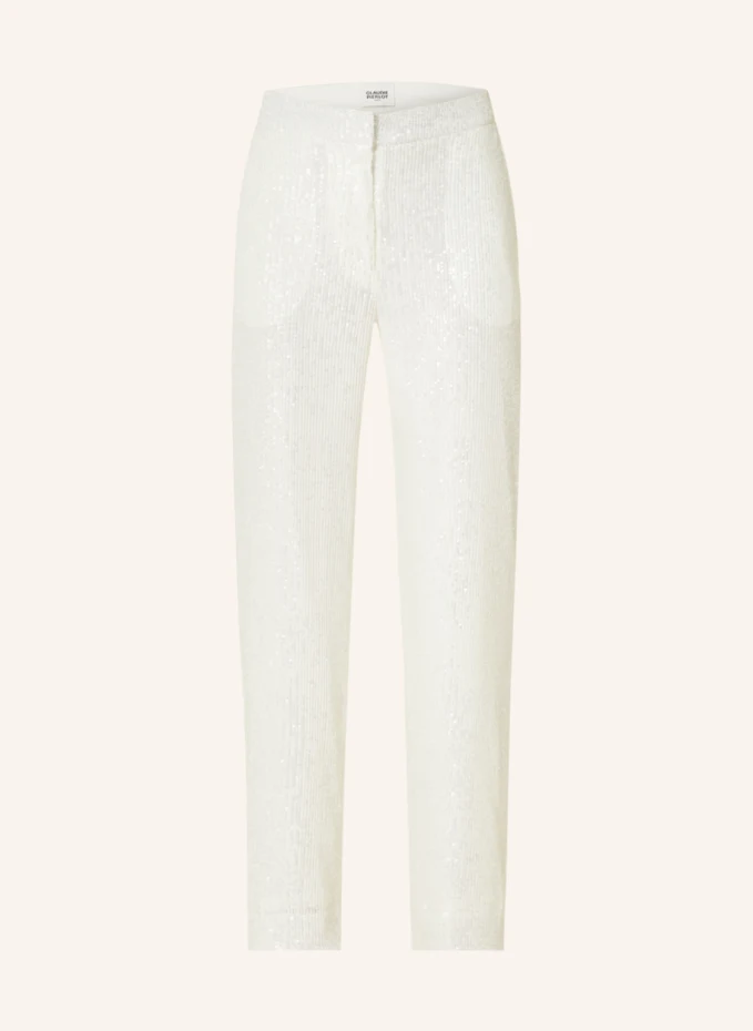 

Брюки с пайетками Claudie Pierlot, экрю