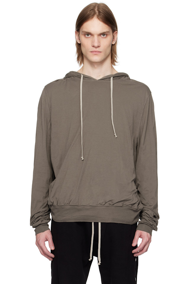 

Оверсайз худи Hollywood Rick Owens Drkshdw, цвет dust
