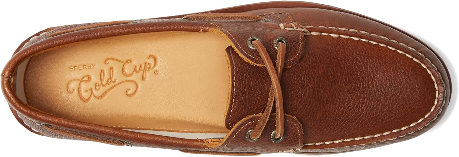 Мужские золотистые аутентичные двухглазые сезонные кроссовки Sperry — фото 2