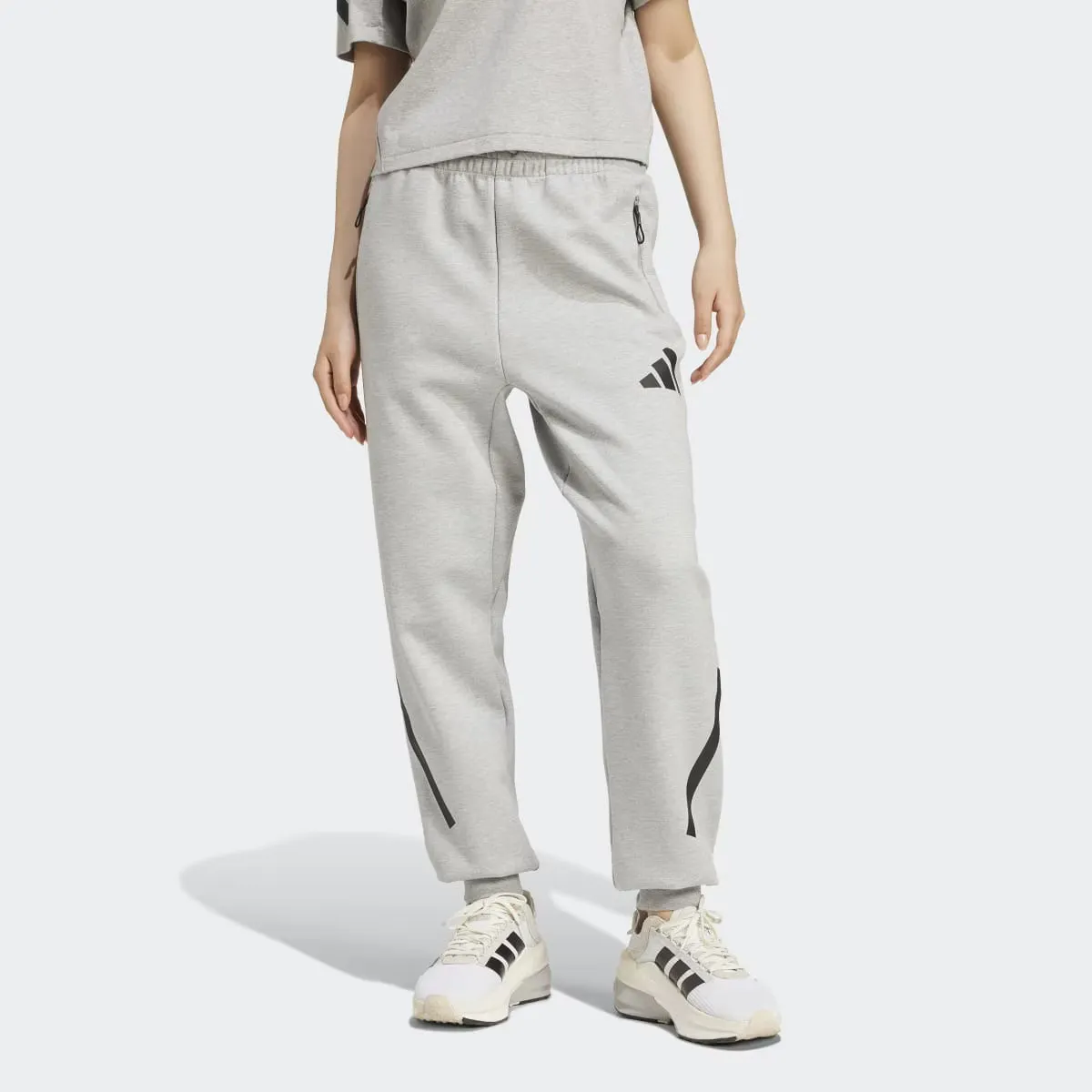 

Z.N.E. женские брюки Adidas, серый