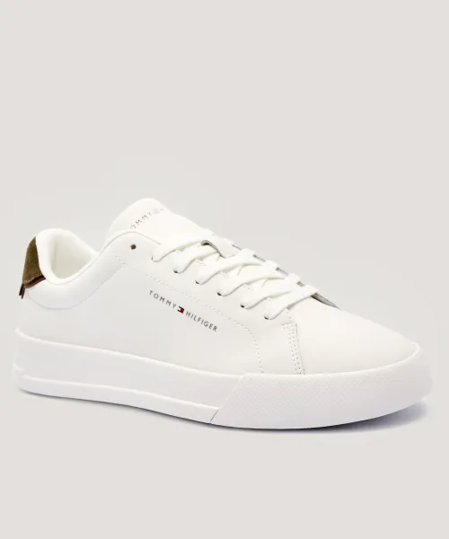 

Кожаные кроссовки Tommy Hilfiger, белый