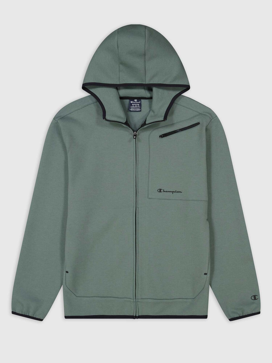 

Толстовка Champion Hooded Full Zip Sweatshirt, зеленый