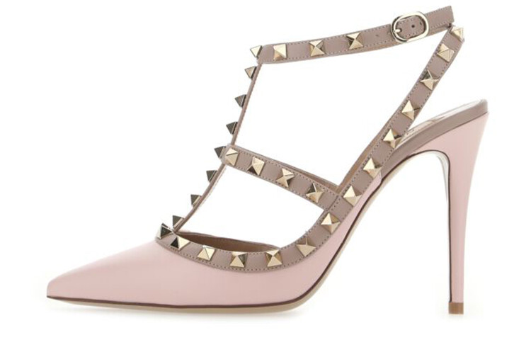 

Женские туфли Valentino Rockstud, розовый