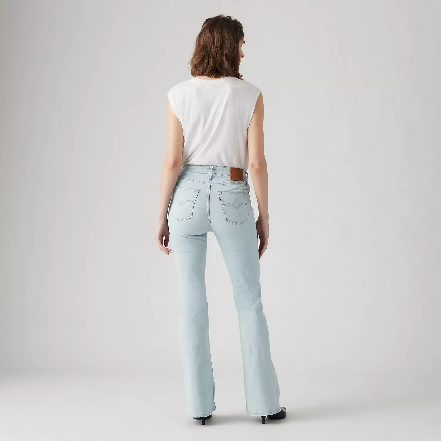 726 Расклешенные женские джинсы с высокой посадкой Levi's, цвет Flip Through - Light Wash — фото 3
