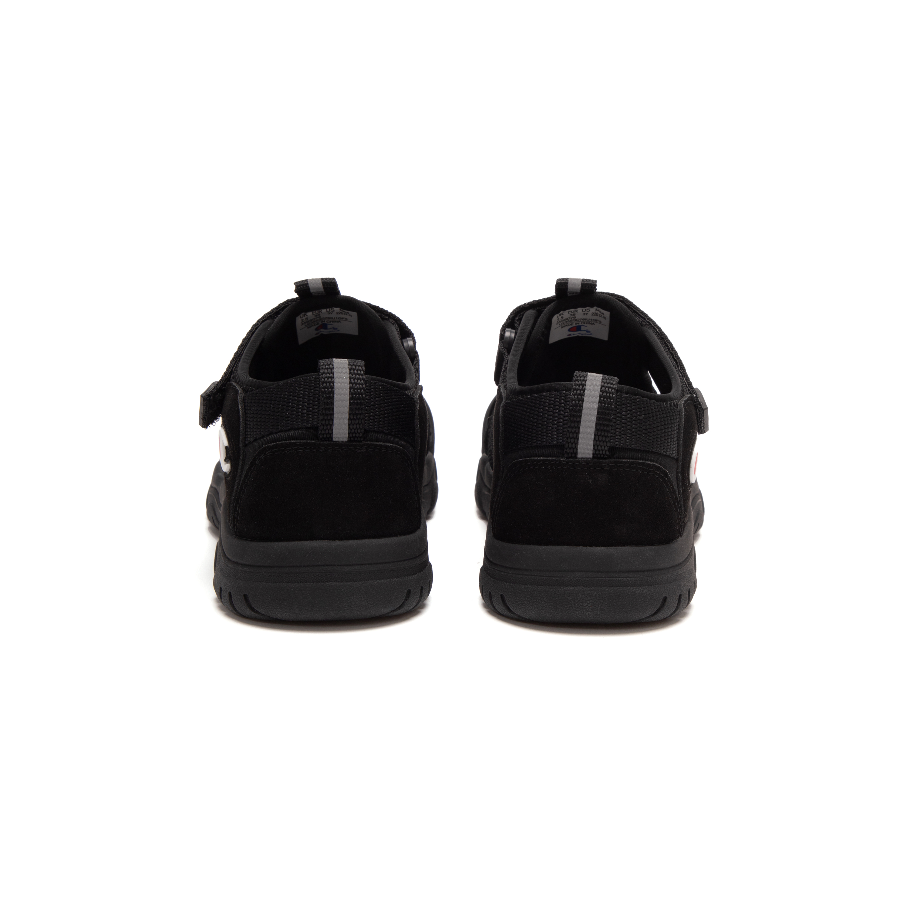 Champion Kids Сандалии с низким верхом, амортизирующие, устойчивые к истиранию, противоскользящие, черные, детские — фото 4