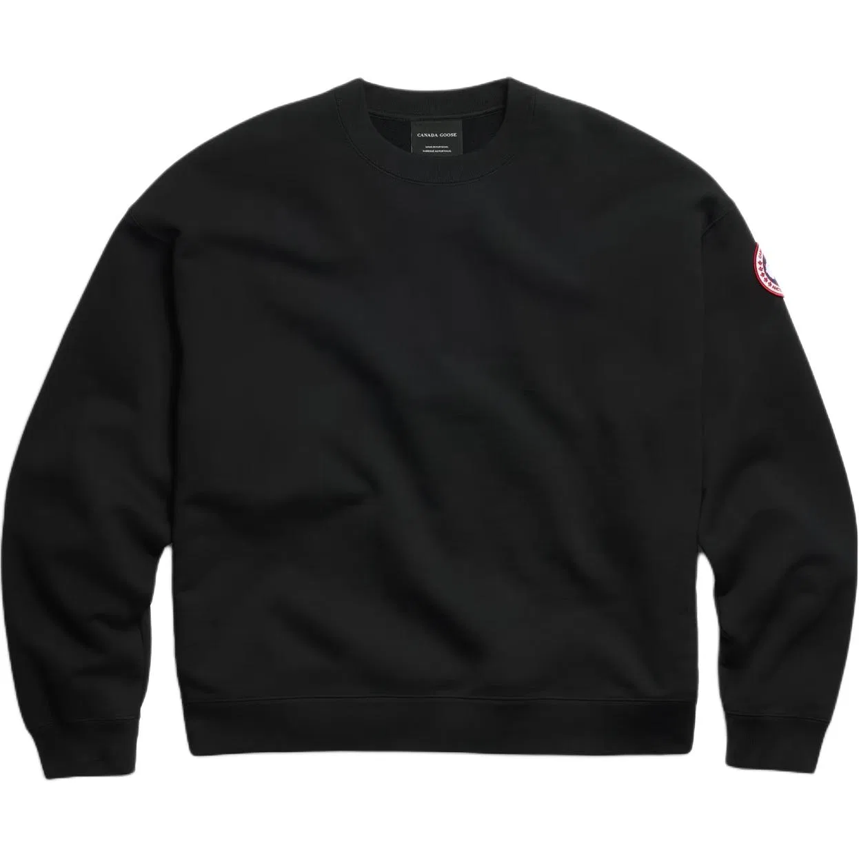 Свитшот мужской с круглым вырезом Canada Goose черный