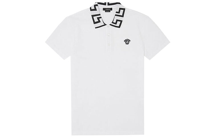VERSACE Футболка поло мужская white — фото 4