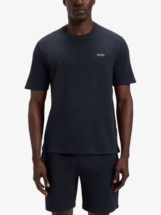 

Бюстгальтер BOSS из хлопковой смеси с круглым вырезом HUGO BOSS, Dark Blue