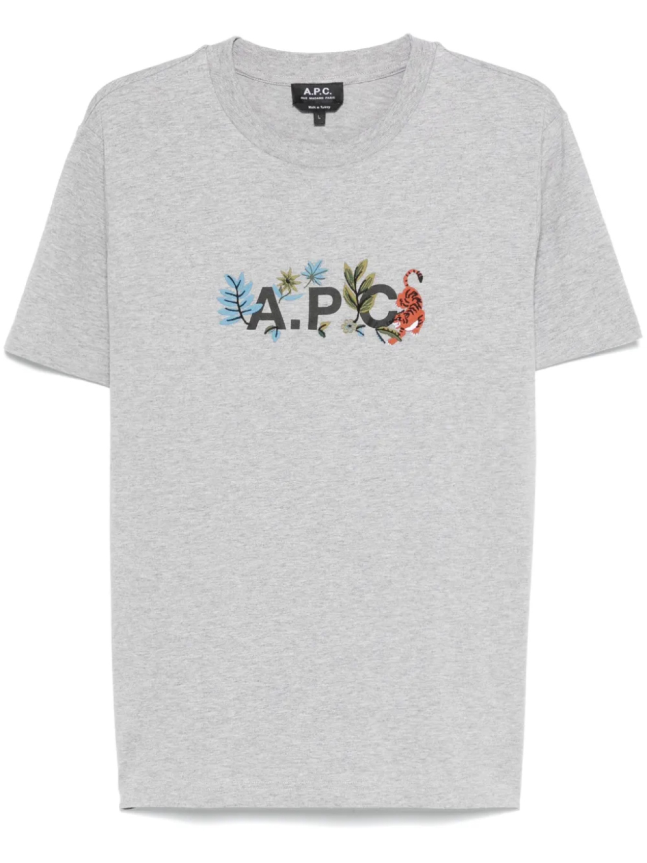 

A.P.C. футболка Auguste, серый