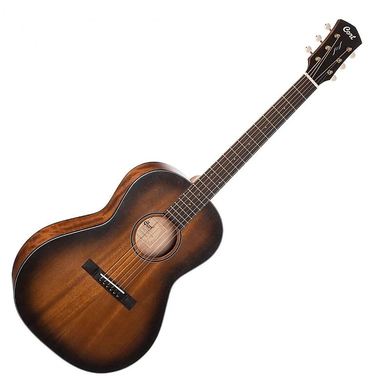 

Акустическая гитара Cort COREPEOPBB Core-PE Mahogany Parlor Body Mahogany Top 6-String Acoustic-Electric Guitar w/Deluxe Case