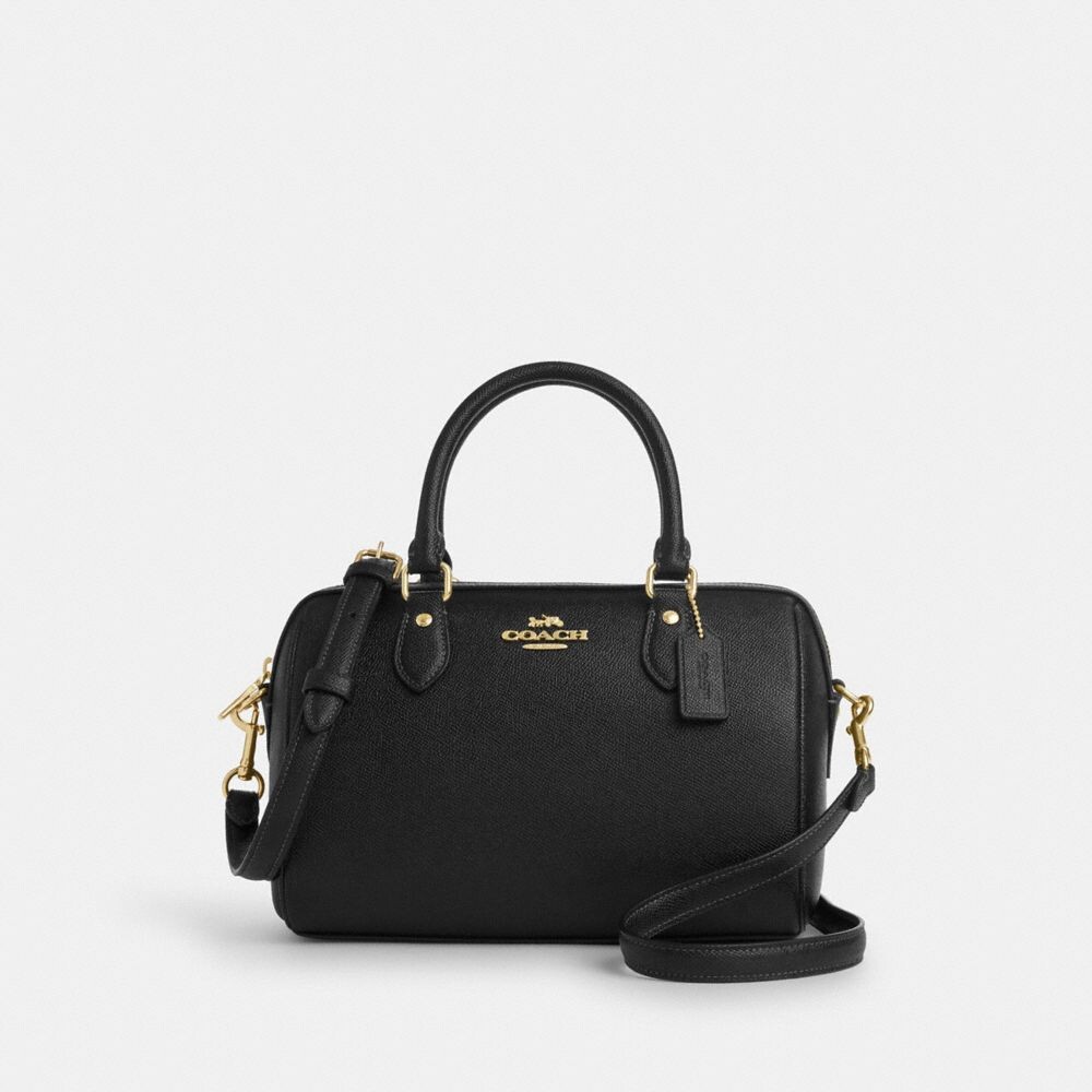 

Сумка-портфель Rowan COACH, золотой/черный