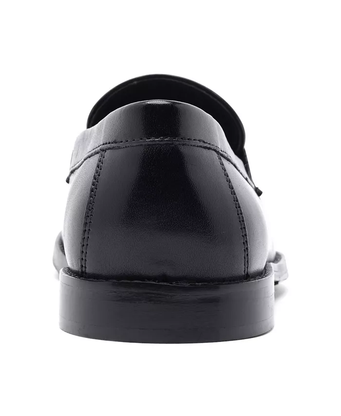 Мужские кожаные лоферы Sherman Penny Slip-On Anthony Veer, черный — фото 3