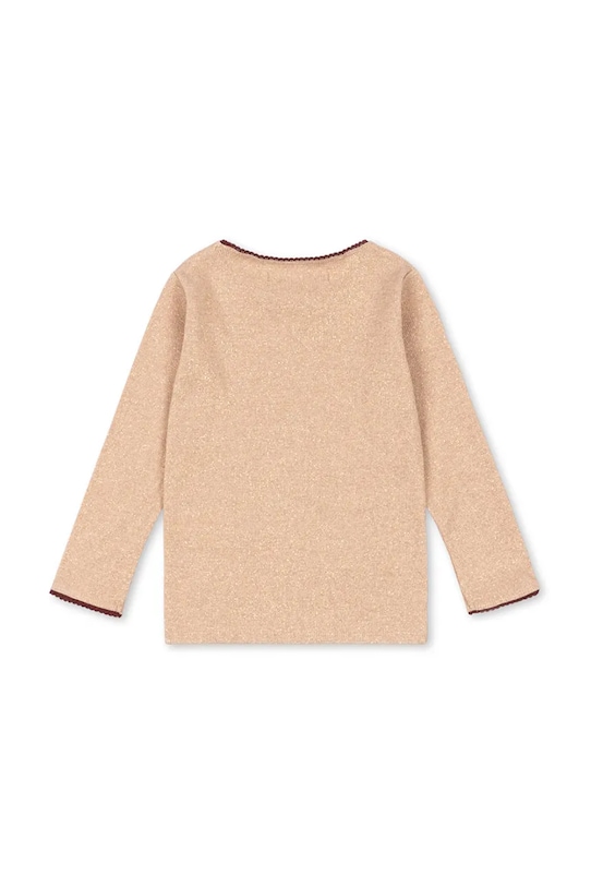 Детский лонгслив с длинными рукавами ROLI BLOUSE Konges Sløjd, бежевый — фото 2