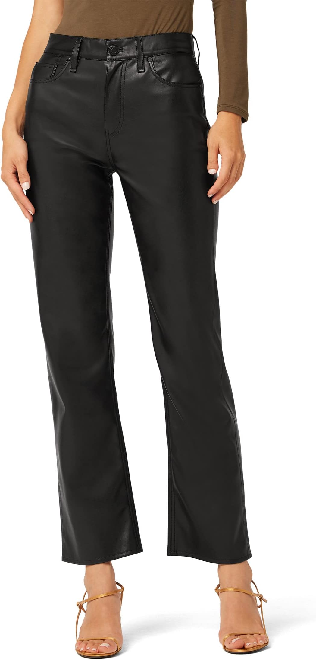 

Джинсы Hudson Jeans Remi High-Rise Straight in Black, черный