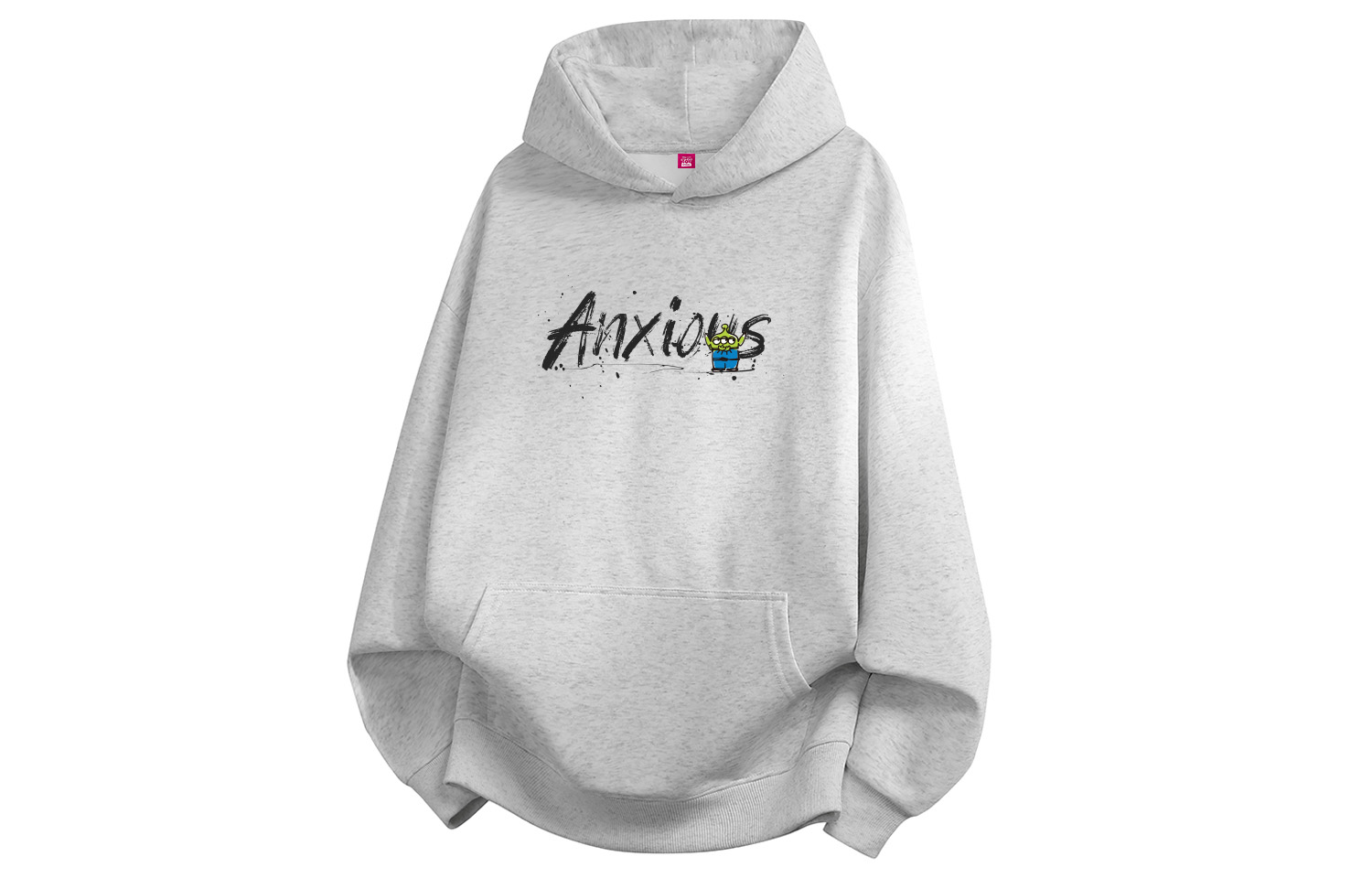 

Толстовка Unisex Hooded Thickened Heavyweight Disney, heather серый fleece-lined