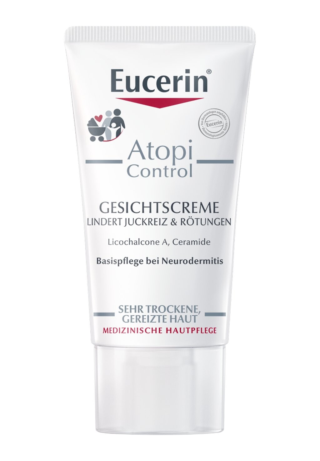 Крем для лица Eucerin — TAGESPFLEGE, NACHTPFLEGE GESICHTSCREME ATOPICONTROL BEI NEURODER — фото 2