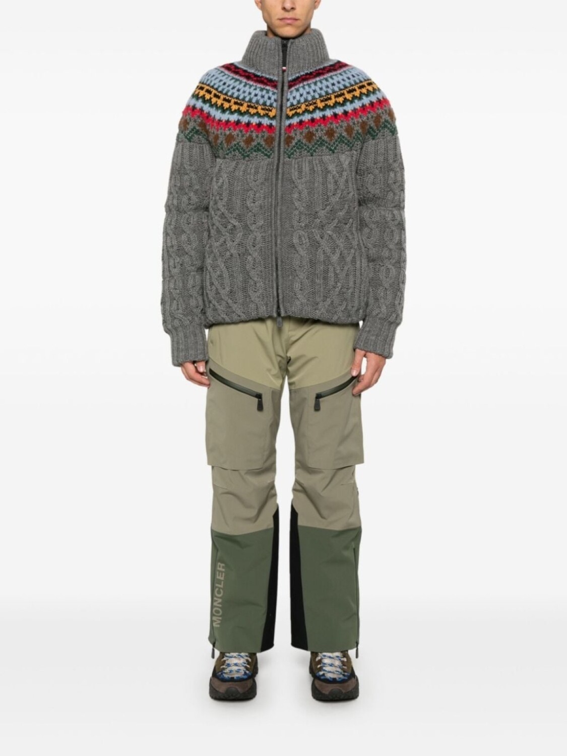 

Moncler Grenoble куртка Gerlos, серый