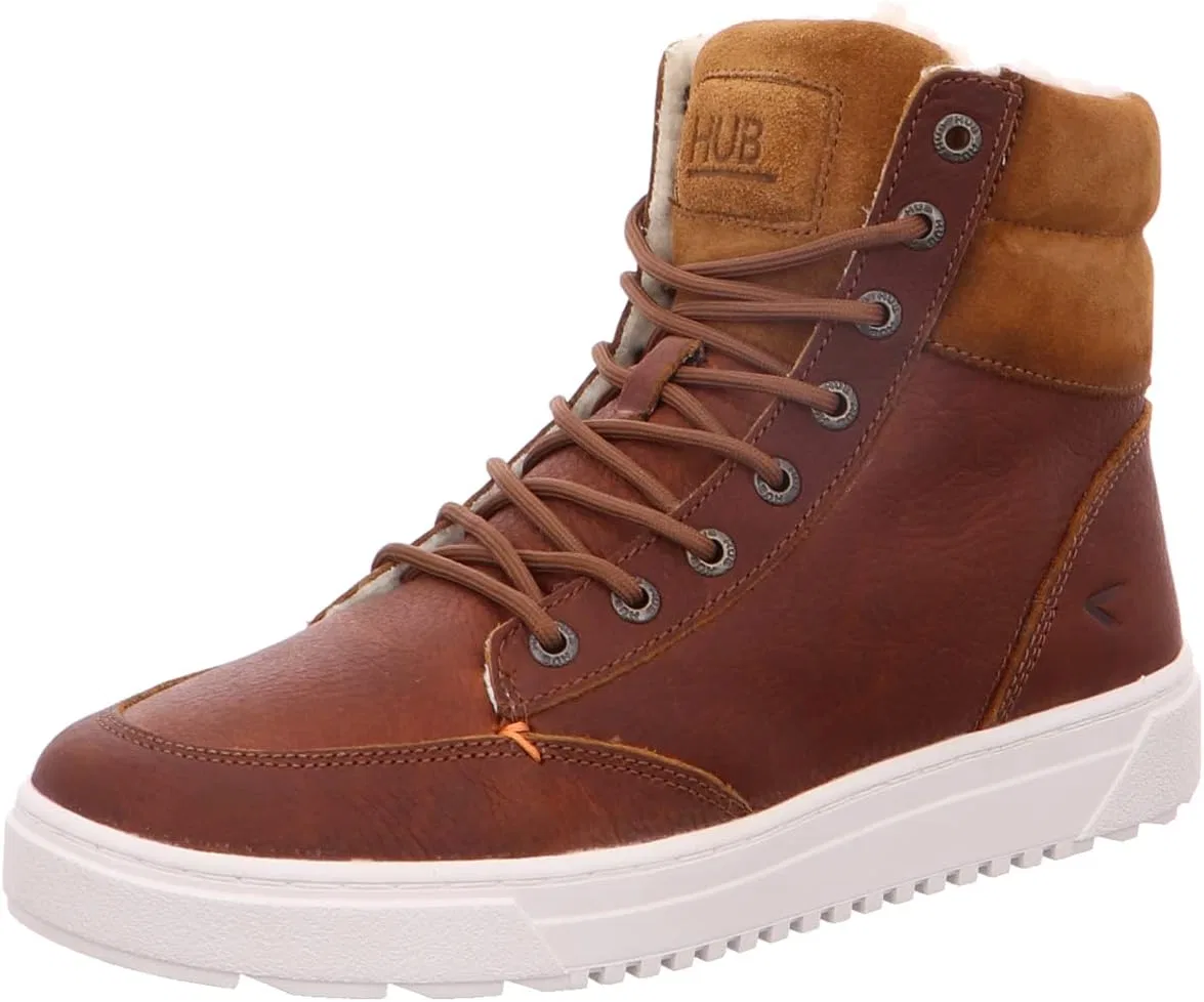 Кроссовки Hub BV Cognac, Cognac Off White