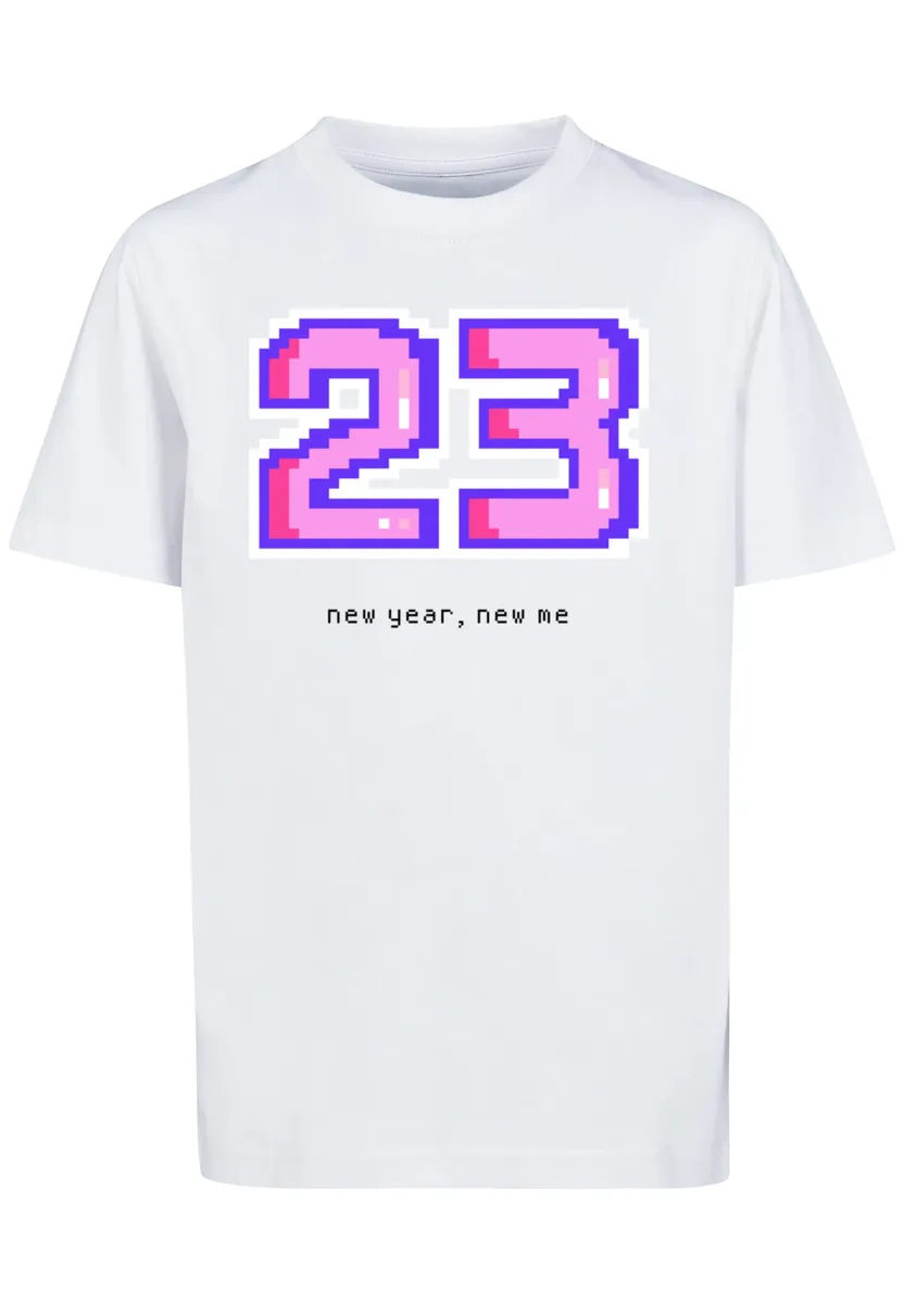 

Футболка F4NT4STIC "SIlvester Party Happy People Only", принт, белый