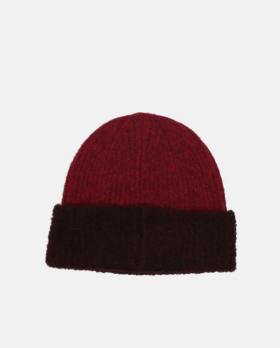 

Шапка из переработанного полиэстера, гладкая V.Fraas, гранатовый