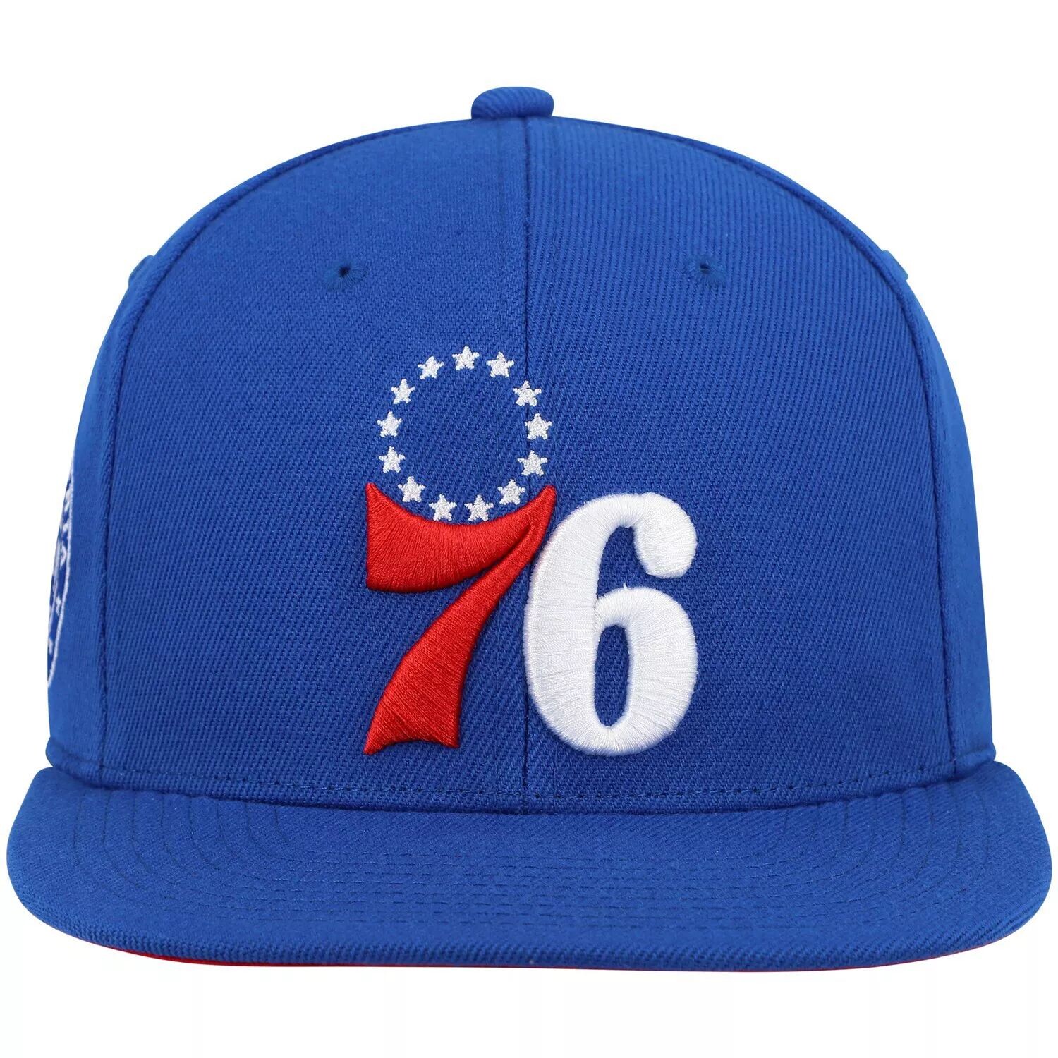 

Мужская кепка Mitchell & Ness Royal Philadelphia 76ers Core Side Snapback