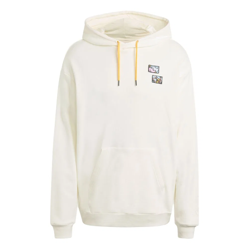 Свитшот мужской с капюшоном Adidas Ecru