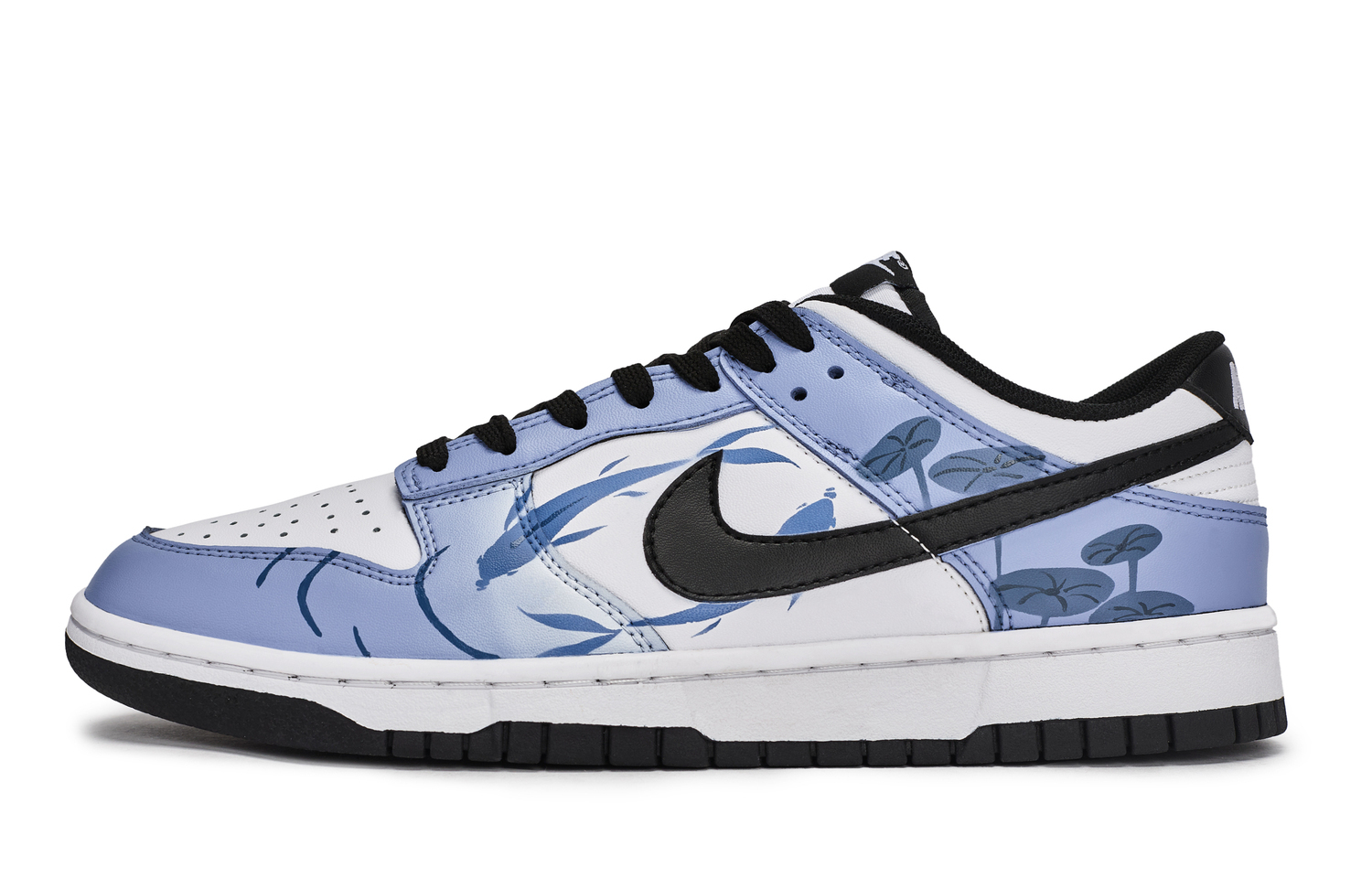 

Nike Dunk Walking Planet, Scale Shadow Chasing Waves Slip Resistant Low top Skateboard Shoes мужские черно-бело-синие