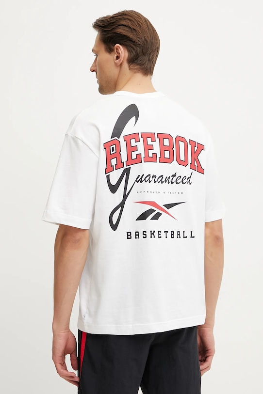 

Хлопковая футболка Reebok Classic, белый