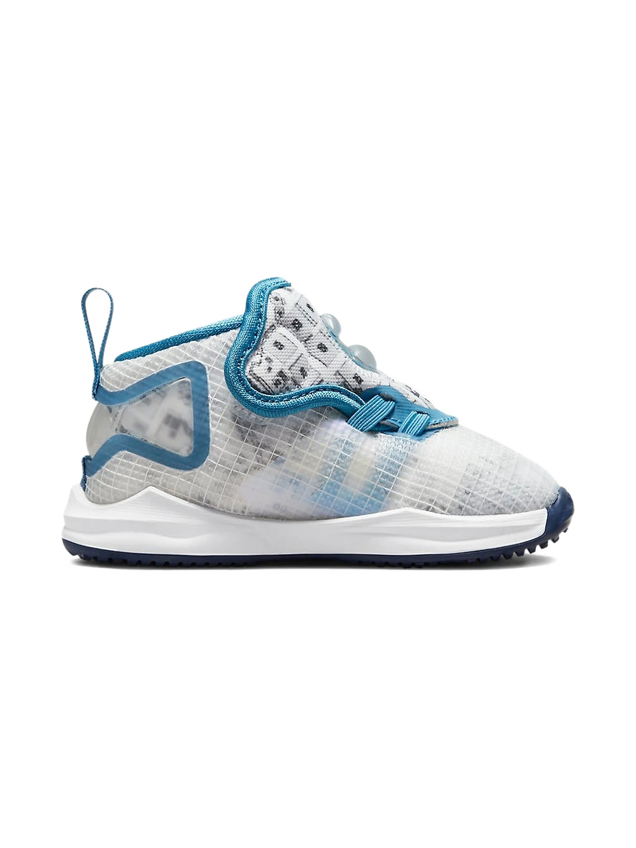 Кроссовки Lebron 19 Nike Kids, белый — фото 2