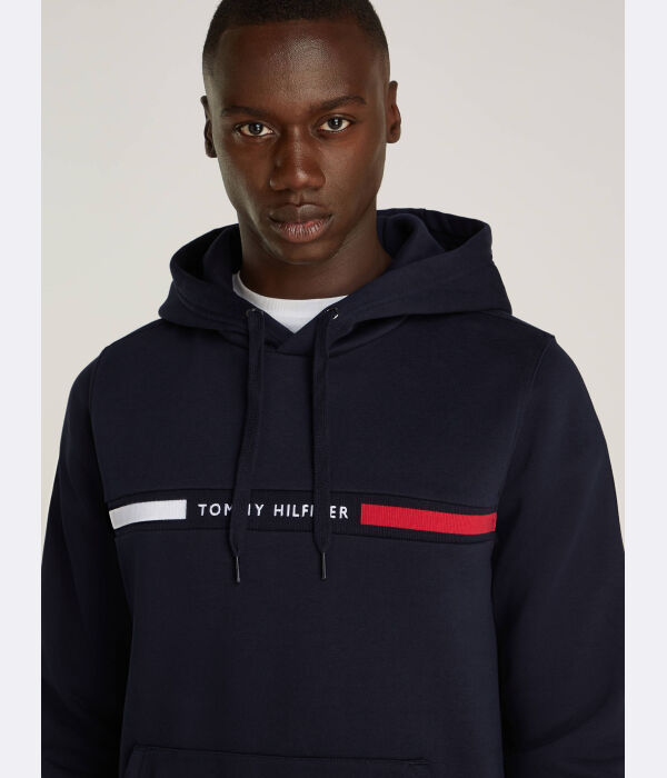 Толстовка мужская Tommy Hilfiger Regular Fit с логотипом, синий — фото 3