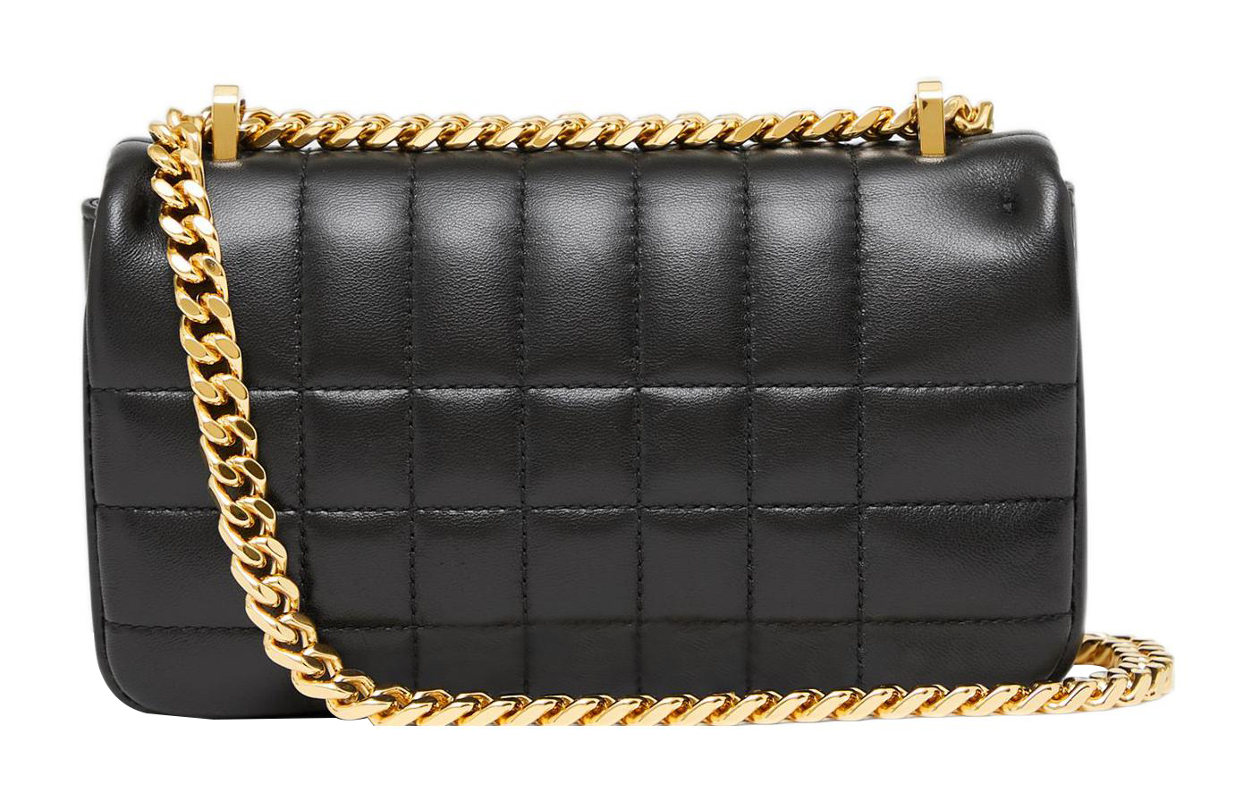 Сумка Burberry Lola Mini из стеганой кожи, черная — фото 3