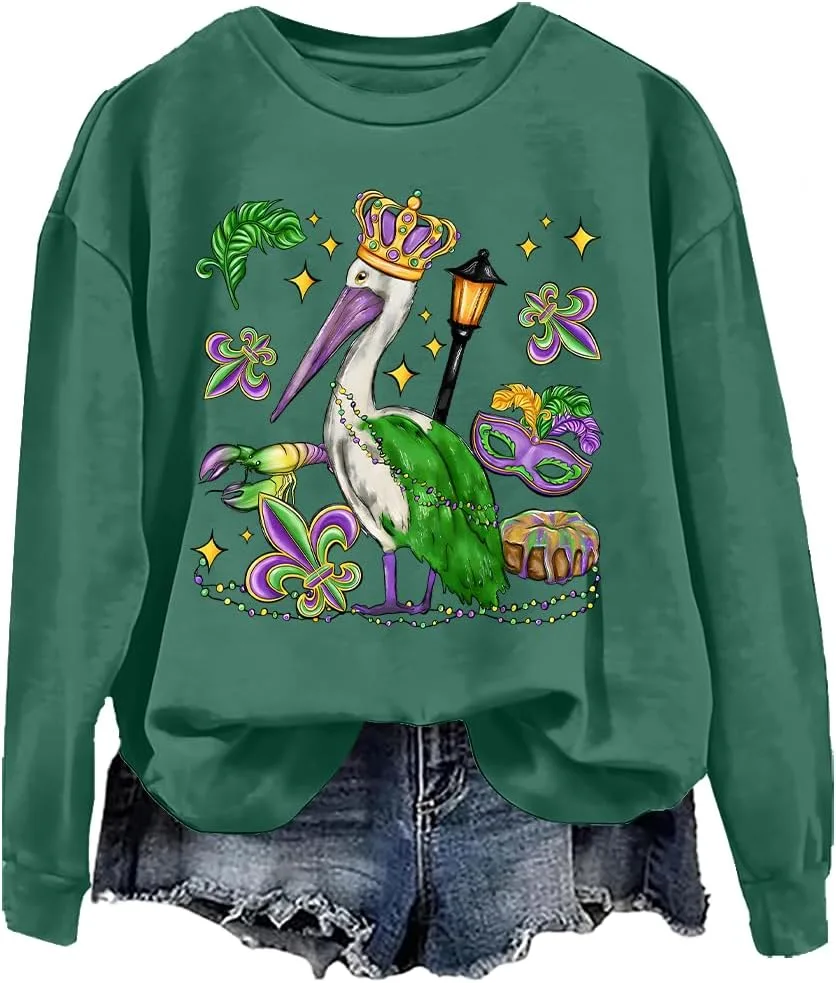 

Толстовка Mardi Gras Pelican woati