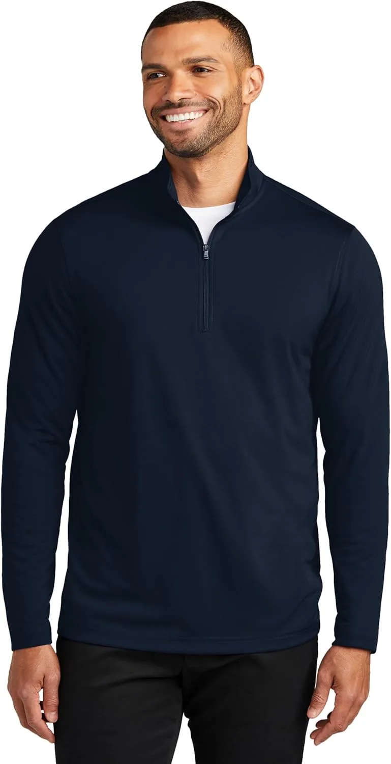 

Мужская толстовка Port Authority Dry Zone UV Micro-Mesh с четвертью молнии