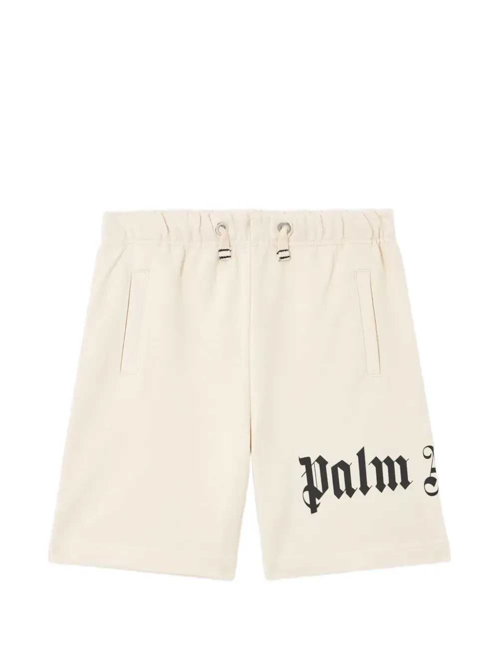 Шорты с принтом-логотипом Palm Angels Kids, бежевый