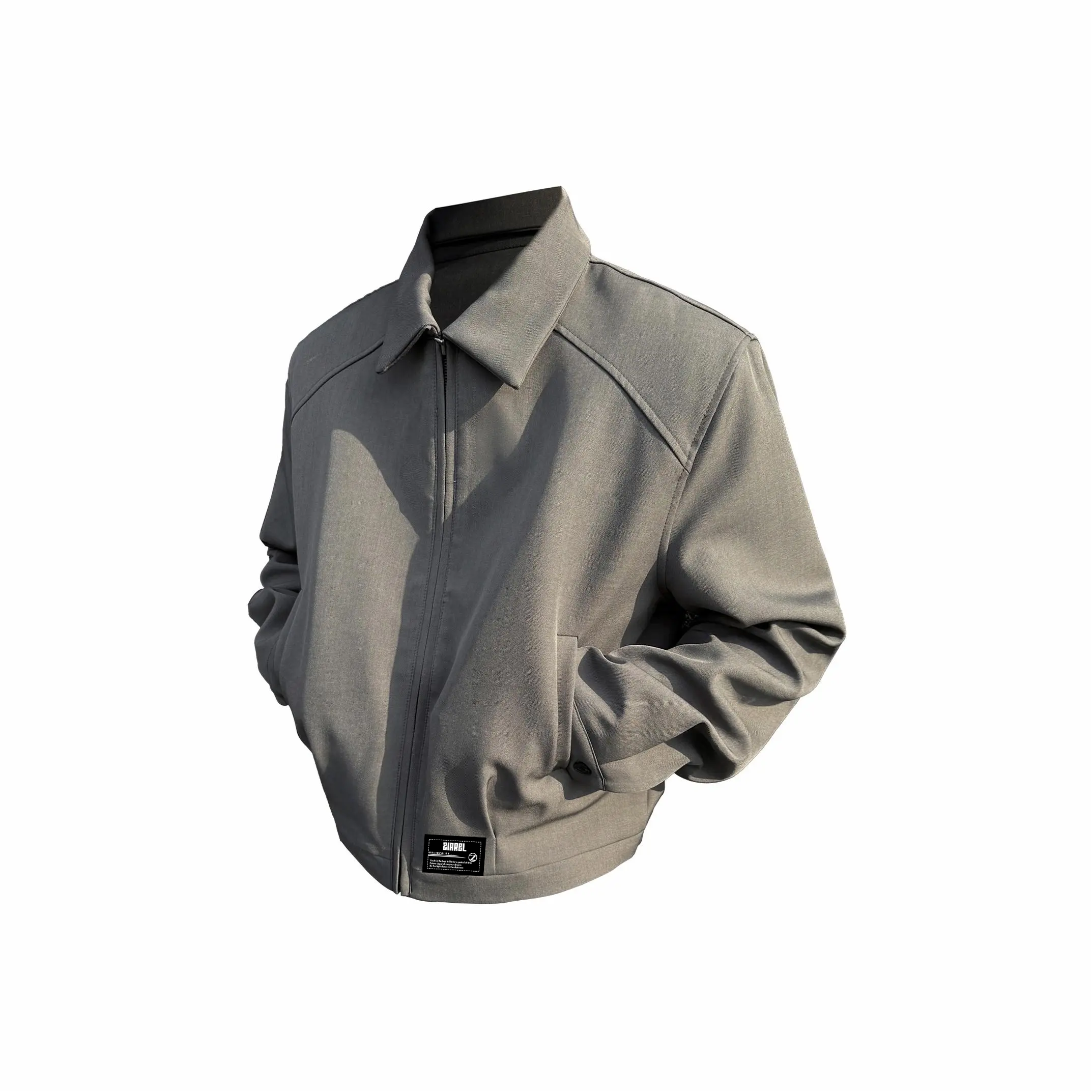 

Куртка Unisex Lapel Moderate ZIAREL, серый