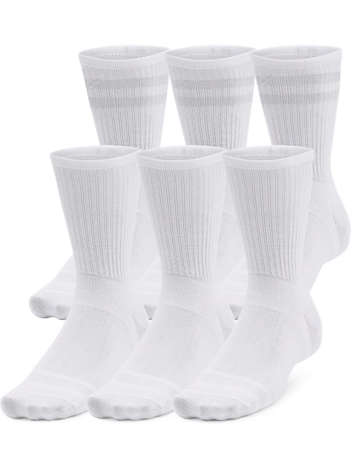 

Носки Ua Essential 6Pk Crew Under Armour, белый