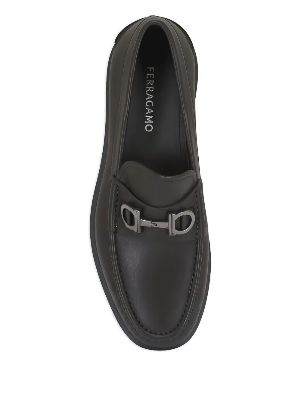 Лоферы Тобиас Ferragamo, коричневый — фото 3