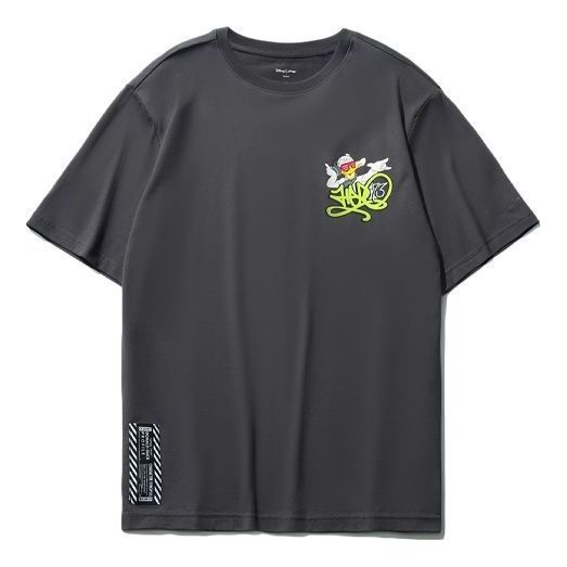 

Футболка Li-Ning x Disney Donald Duck Cartoon Printing Tee 'Black Grey', черный